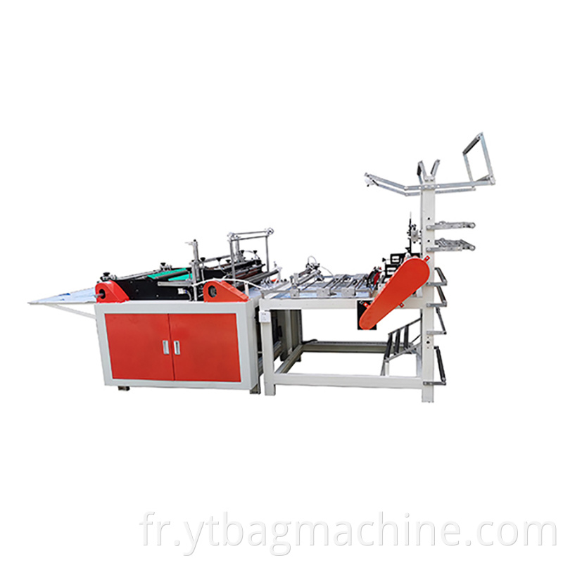 Double-layer sealing and cutting bag making machine